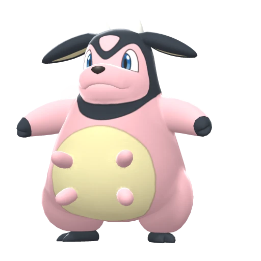Miltank, Front, in Brilliant Diamond & Shining Pearl