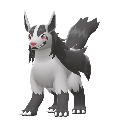 Mightyena in Brilliant Diamond & Shining Pearl