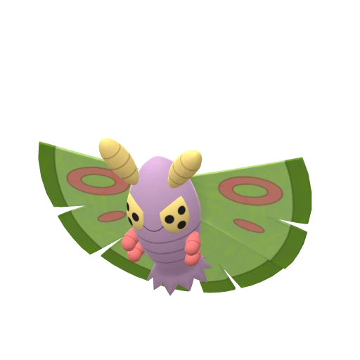 Dustox, Front, in Brilliant Diamond & Shining Pearl