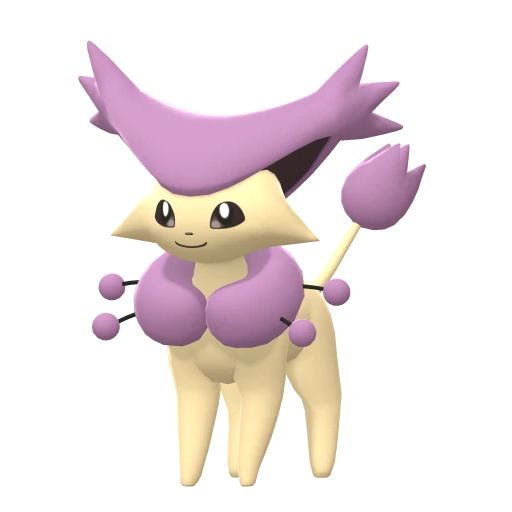 Delcatty, Front, in Brilliant Diamond & Shining Pearl