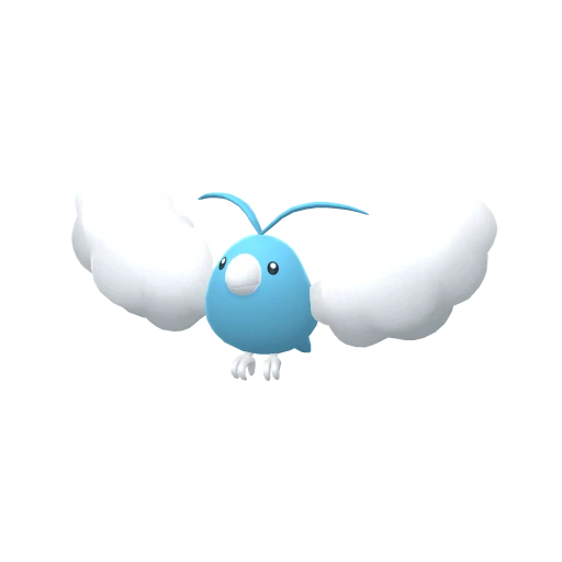 Swablu, Front, in Brilliant Diamond & Shining Pearl