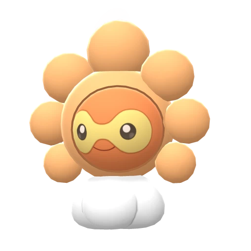 Castform Sunny Form, Front, in Brilliant Diamond & Shining Pearl