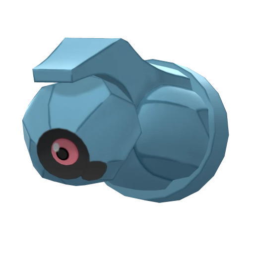Beldum, Front, in Brilliant Diamond & Shining Pearl