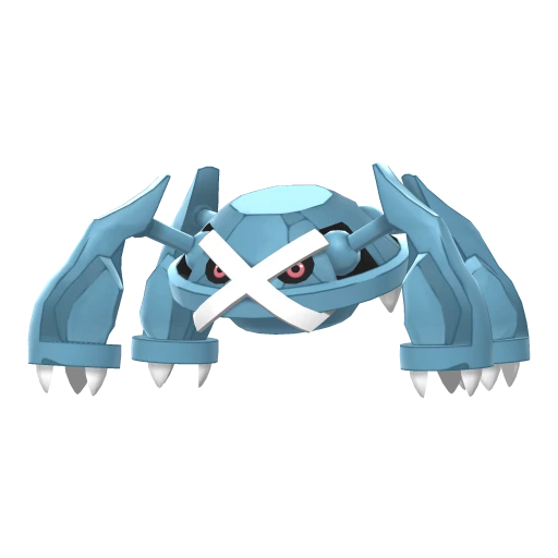 Metagross, Front, in Brilliant Diamond & Shining Pearl
