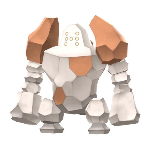Regirock in Brilliant Diamond & Shining Pearl