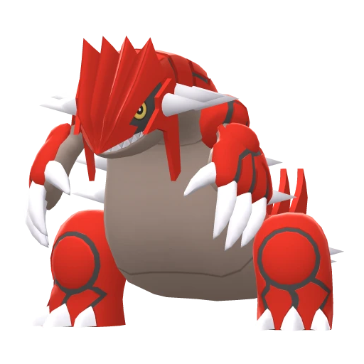 Groudon, Front, in Brilliant Diamond & Shining Pearl