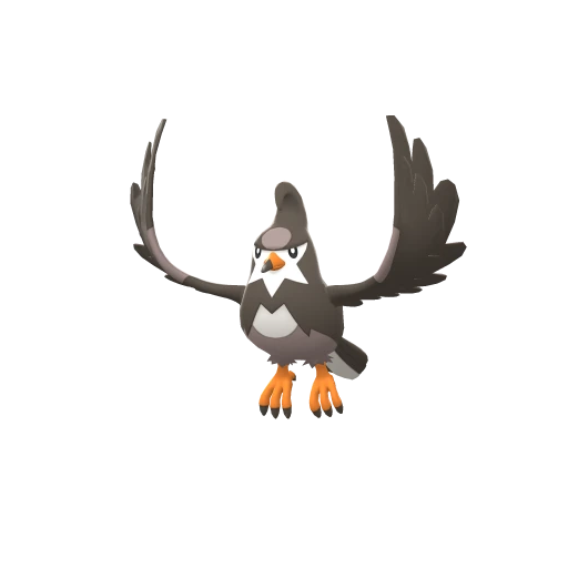Staravia, Front, in Brilliant Diamond & Shining Pearl