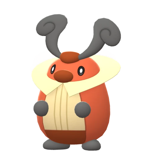 Kricketot, Front, in Brilliant Diamond & Shining Pearl