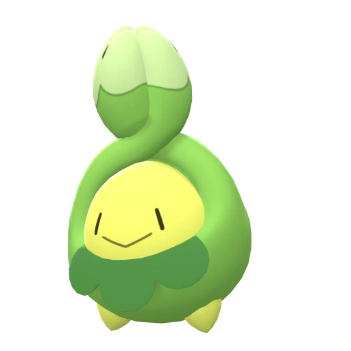 Budew, Front, in Brilliant Diamond & Shining Pearl