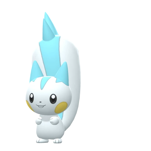 Pachirisu, Front, in Brilliant Diamond & Shining Pearl