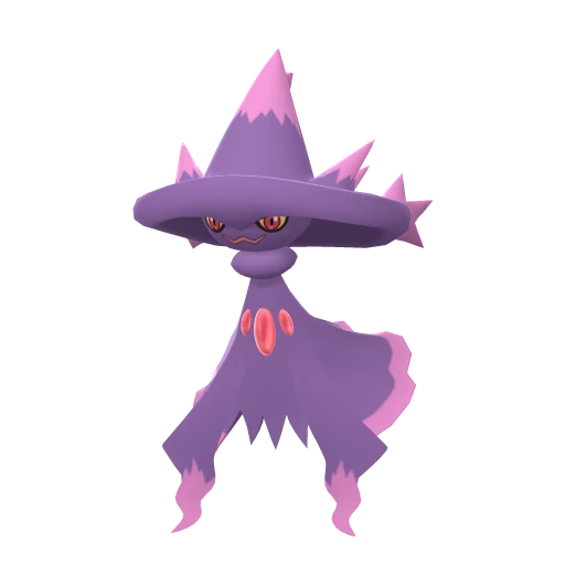 Mismagius, Front, in Brilliant Diamond & Shining Pearl