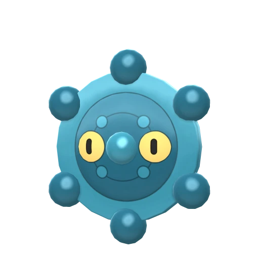 Bronzor, Front, in Brilliant Diamond & Shining Pearl