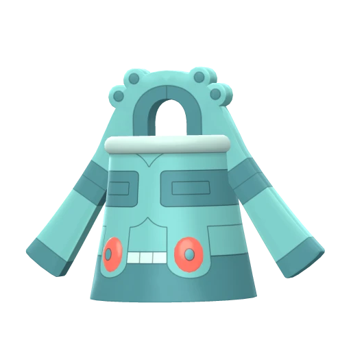 Bronzong, Front, in Brilliant Diamond & Shining Pearl