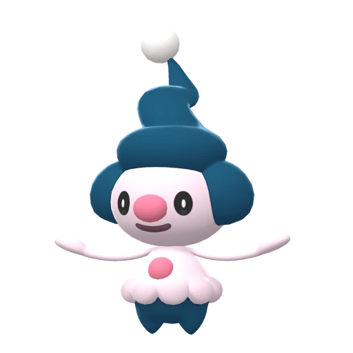 Mime Jr., Front, in Brilliant Diamond & Shining Pearl