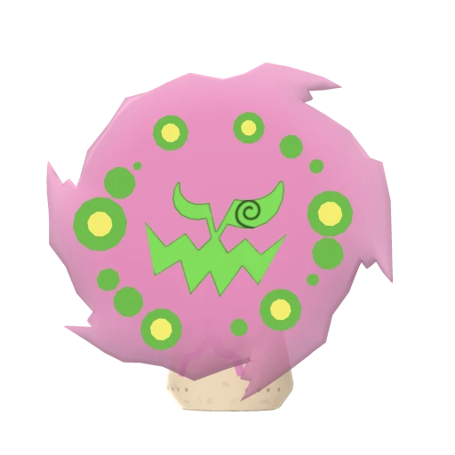 Spiritomb, Front, in Brilliant Diamond & Shining Pearl