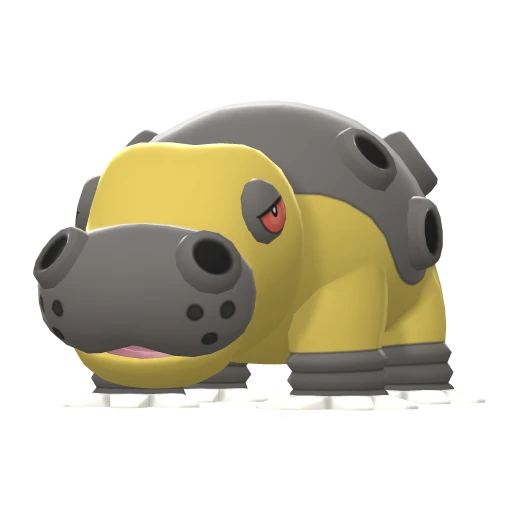 Hippowdon in Brilliant Diamond & Shining Pearl