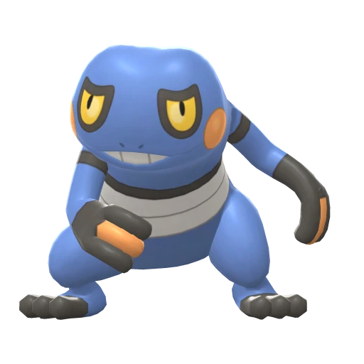 Croagunk in Brilliant Diamond & Shining Pearl