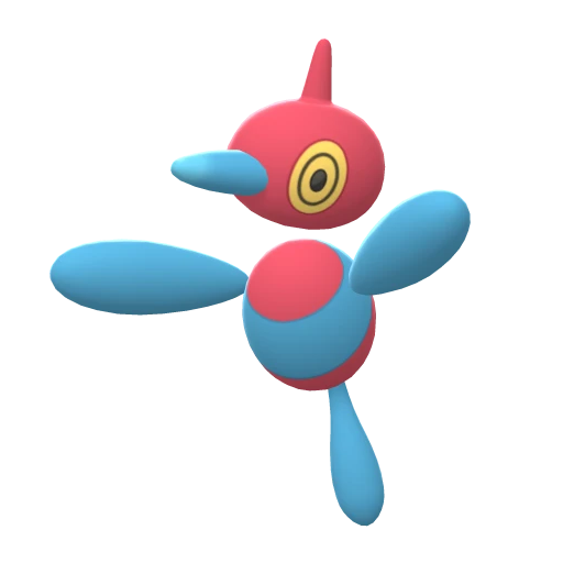 Porygon-Z, Front, in Brilliant Diamond & Shining Pearl