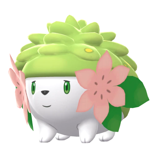 Shaymin Land Forme in Brilliant Diamond & Shining Pearl