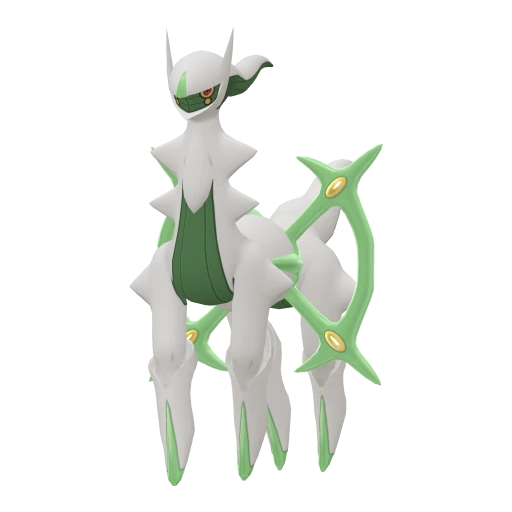 Arceus Grass, Front, in Brilliant Diamond & Shining Pearl