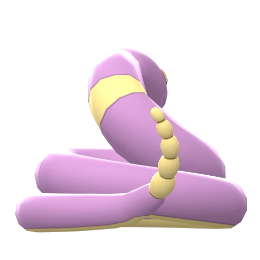Ekans, Back, in Brilliant Diamond & Shining Pearl