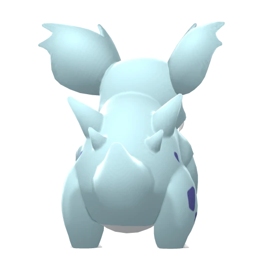 Nidorina, Back, in Brilliant Diamond & Shining Pearl
