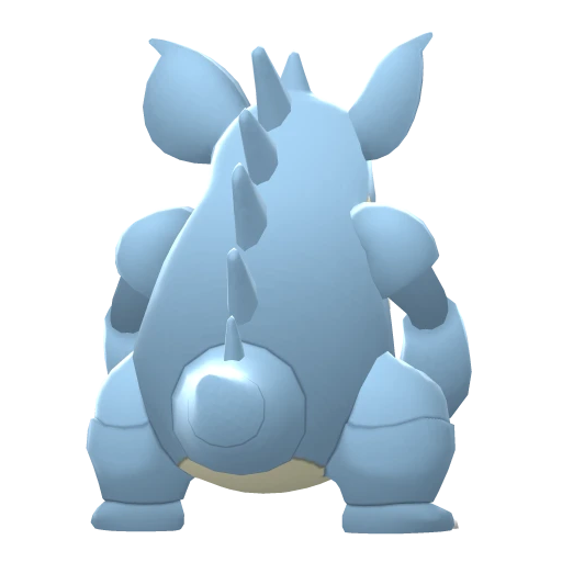 Nidoqueen, Back, in Brilliant Diamond & Shining Pearl
