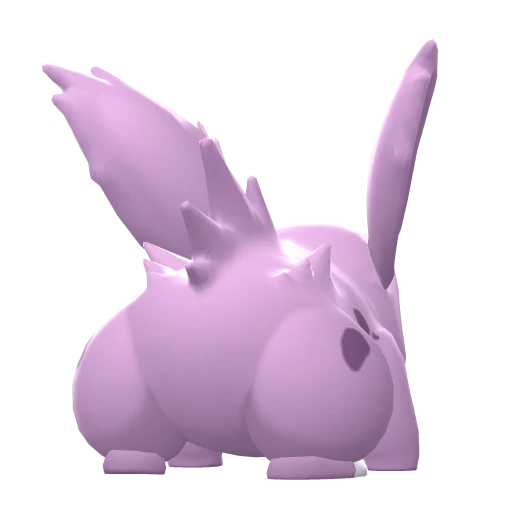 Nidoran♂, Back, in Brilliant Diamond & Shining Pearl