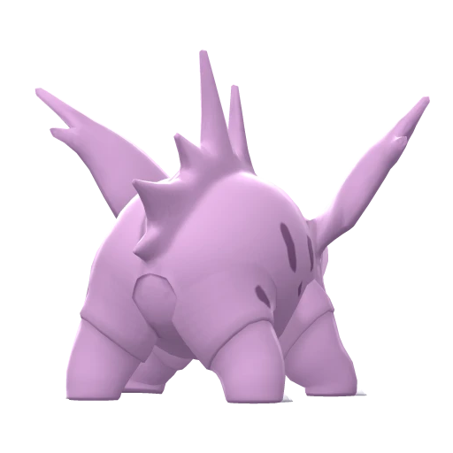 Nidorino, Back, in Brilliant Diamond & Shining Pearl