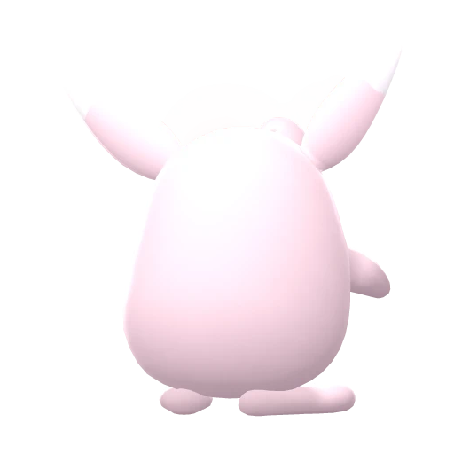 Wigglytuff, Back, in Brilliant Diamond & Shining Pearl