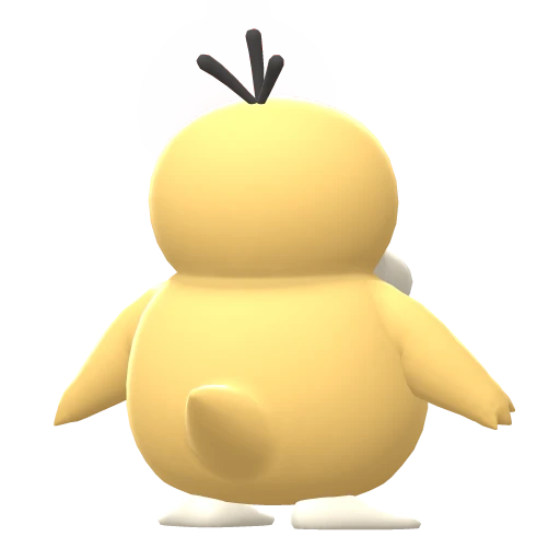Psyduck, Back, in Brilliant Diamond & Shining Pearl