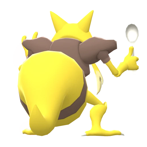 Kadabra, Back, in Brilliant Diamond & Shining Pearl