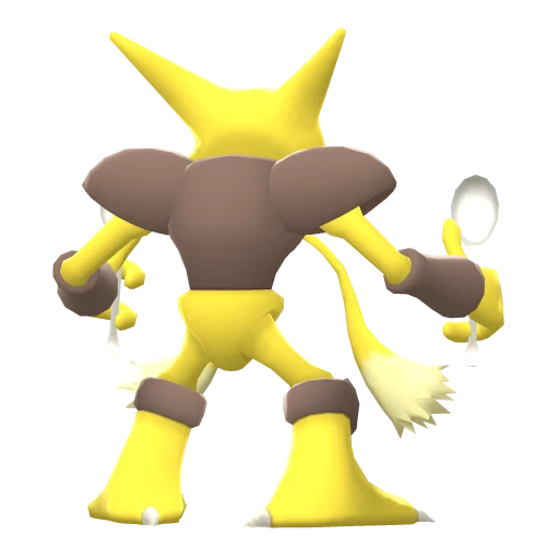 Alakazam, Back, in Brilliant Diamond & Shining Pearl