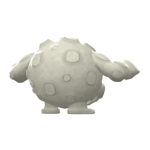 Graveler, Back, in Brilliant Diamond & Shining Pearl
