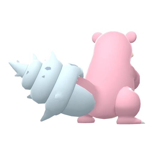 Slowbro, Back, in Brilliant Diamond & Shining Pearl