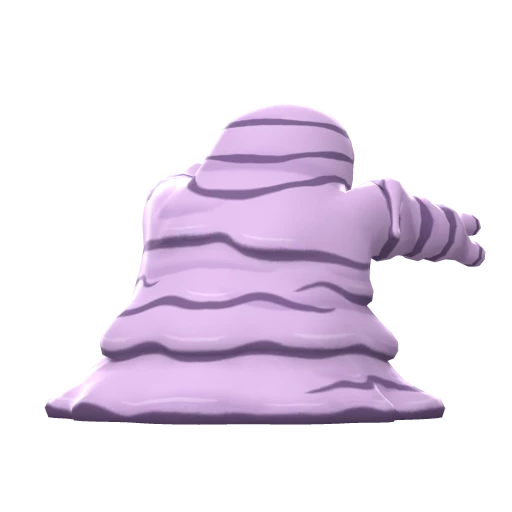 Grimer, Back, in Brilliant Diamond & Shining Pearl