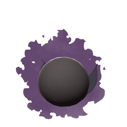 Gastly, Back, in Brilliant Diamond & Shining Pearl