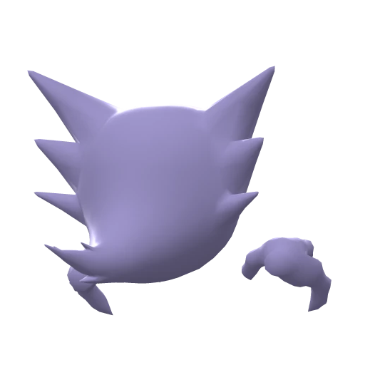 Haunter, Back, in Brilliant Diamond & Shining Pearl