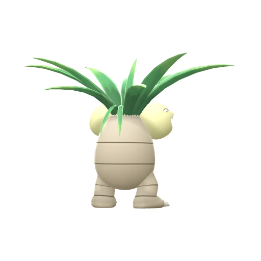 Exeggutor, Back, in Brilliant Diamond & Shining Pearl