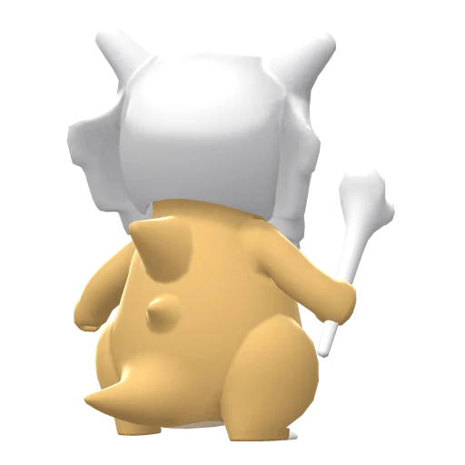 Cubone, Back, in Brilliant Diamond & Shining Pearl