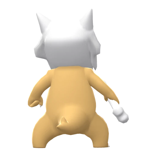 Marowak, Back, in Brilliant Diamond & Shining Pearl