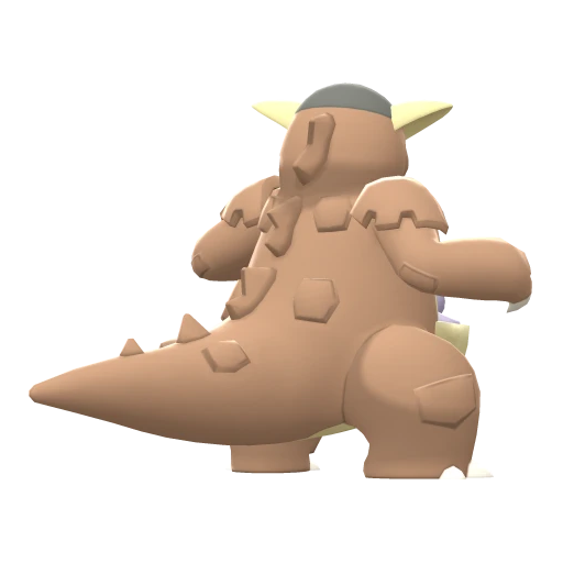 Kangaskhan, Back, in Brilliant Diamond & Shining Pearl