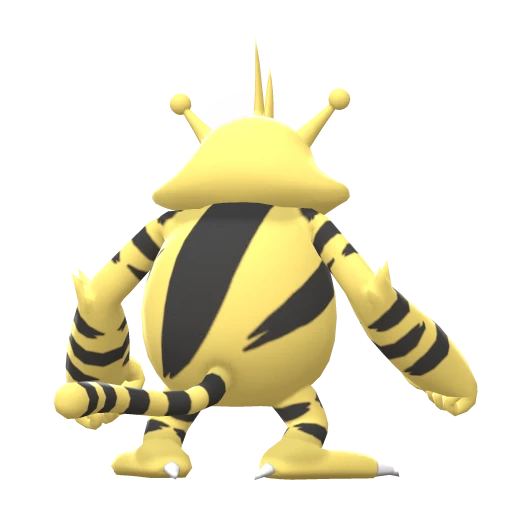Electabuzz, Back, in Brilliant Diamond & Shining Pearl