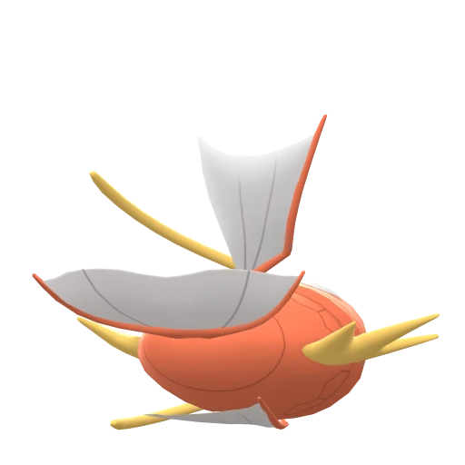 Magikarp, Back, in Brilliant Diamond & Shining Pearl