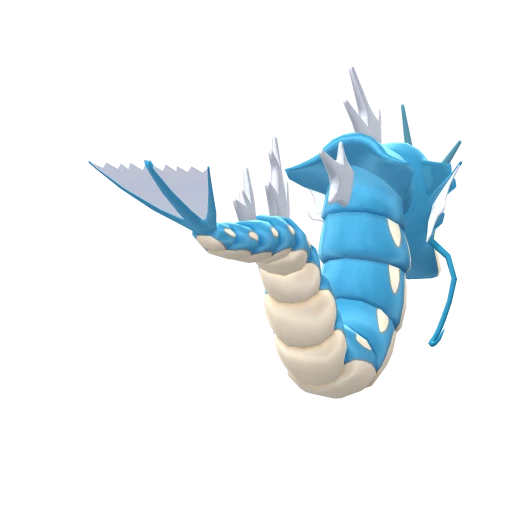 Gyarados, Back, in Brilliant Diamond & Shining Pearl
