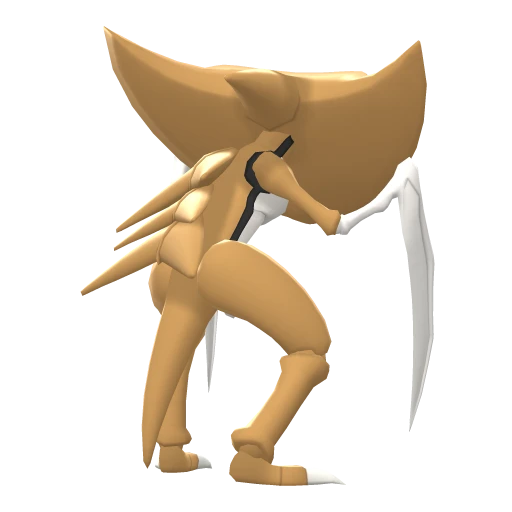 Kabutops, Back, in Brilliant Diamond & Shining Pearl