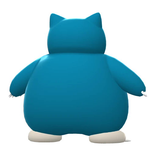 Snorlax, Back, in Brilliant Diamond & Shining Pearl