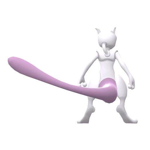 Mewtwo, Back, in Brilliant Diamond & Shining Pearl