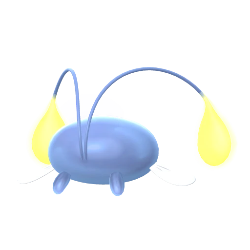Chinchou, Back, in Brilliant Diamond & Shining Pearl