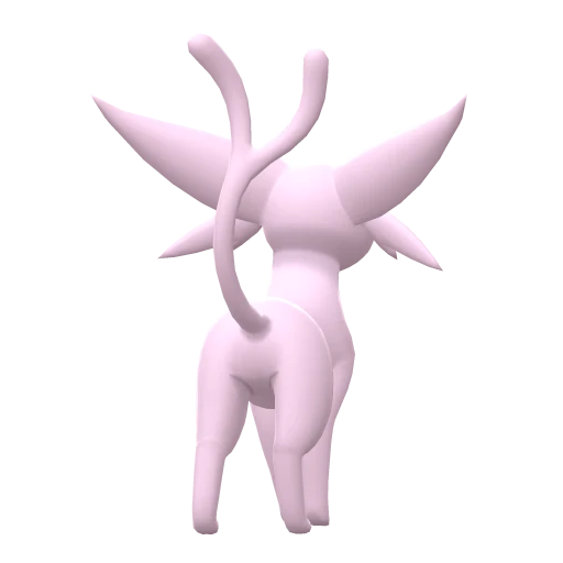 Espeon, Back, in Brilliant Diamond & Shining Pearl